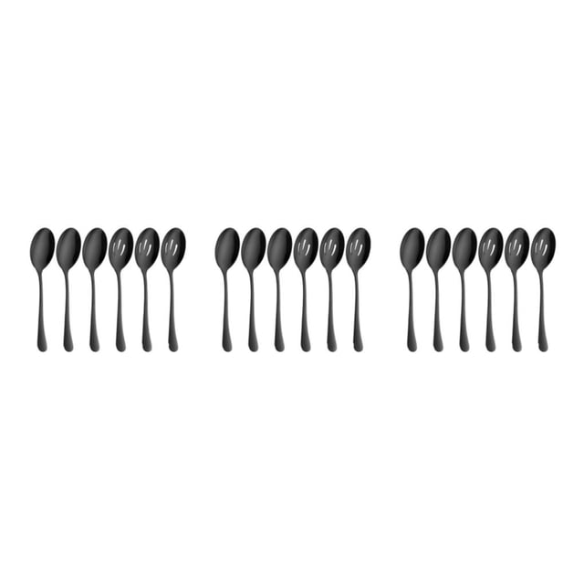 Transemion 6x Lightweight And Portable Stainless Steel Set For Travel-friendly black 3Set