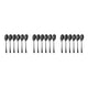 thumbnail image 5 of Juego de cucharas para servir de Acero inoxidable Advancent 6 piezas negro, 5 of 6