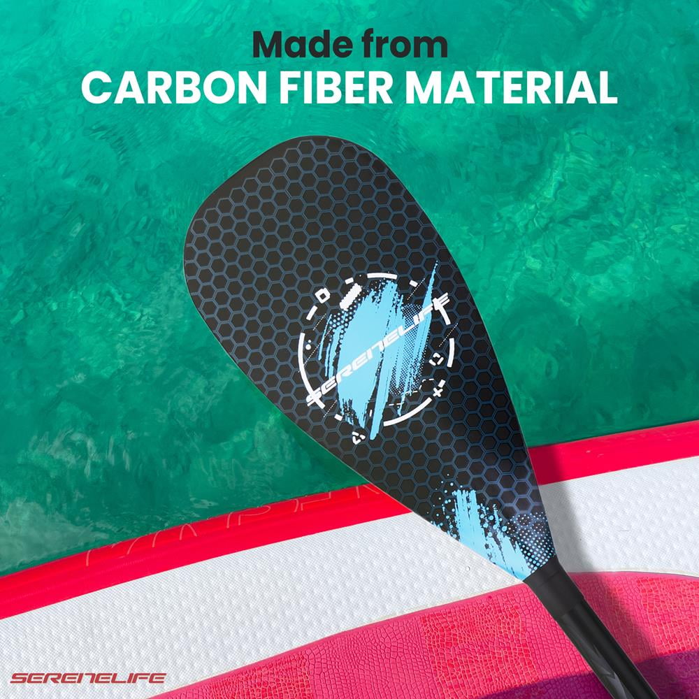SereneLife Stand Up Paddle-Board Adjustable Paddle - Adjustable Water Paddle Oar for SLSUPB105 Free-Flow Inflatable SUP Stand Up Water Paddle-Board