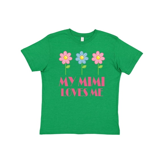 Inktastic Mimi Loves Me Daisies Youth T-Shirt