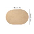 thumbnail image 6 of KGJQ Bohemian Placemat, Rustic Round Oval Placemat, Heat Insulation Table Mat, Dining Table Protector Trivet for Hot Dishes, 6 of 8