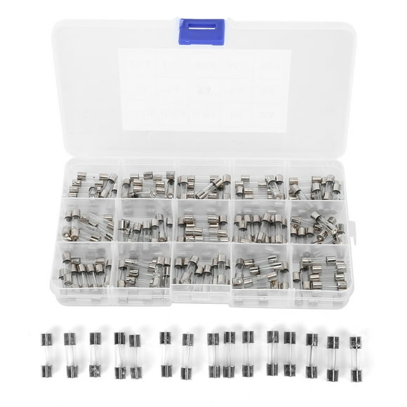 Glass Fuses Assorted Kit,150Pcs Glass Fuse 5x20mm Glass Fuse Tube Glass Fuse Assortment Finest Materials