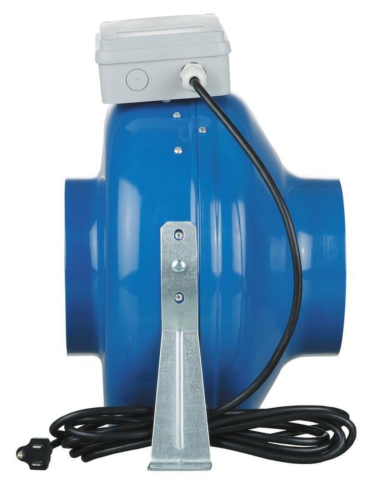 Metal Inline Centrifugal Booster Ventilation Fan, 460 CFM, 152 Watts Duct 6"