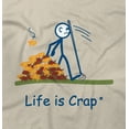 thumbnail image 2 of Life Is Crap Rake Face Good Life Funny T Shirts Gift Ideas T-Shirt Tee by Life Is Crap, 2 of 2