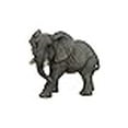 thumbnail image 3 of Hi-Line Gift Ltd Statue d'Éléphant Marcheur Noir, 3 of 3