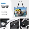 thumbnail image 4 of Rocae Two Brave Cats Are Floating On The Sea Iceberg for Large Women's Waterproof Beach Bag Tote with 7 Pockets Pool Bag for Travel Gym Vacation, 4 of 6