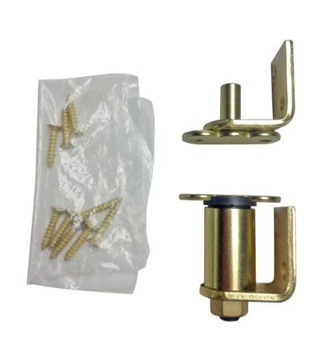 Satin Chrome Bommer 7512 Oil Rubbed Bronze/Stain Chrome/Satin Brass Gravity Pivot Hinge for Louver/Swing Swinging/Cafe Doors 