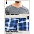 thumbnail image 5 of Aivtalk Pajama Sets for Men Long Sleeve 2 Piece Sleepwear Loungewear PJ Plaid Pants Lightweight Soft Shirts Top XL, 5 of 7
