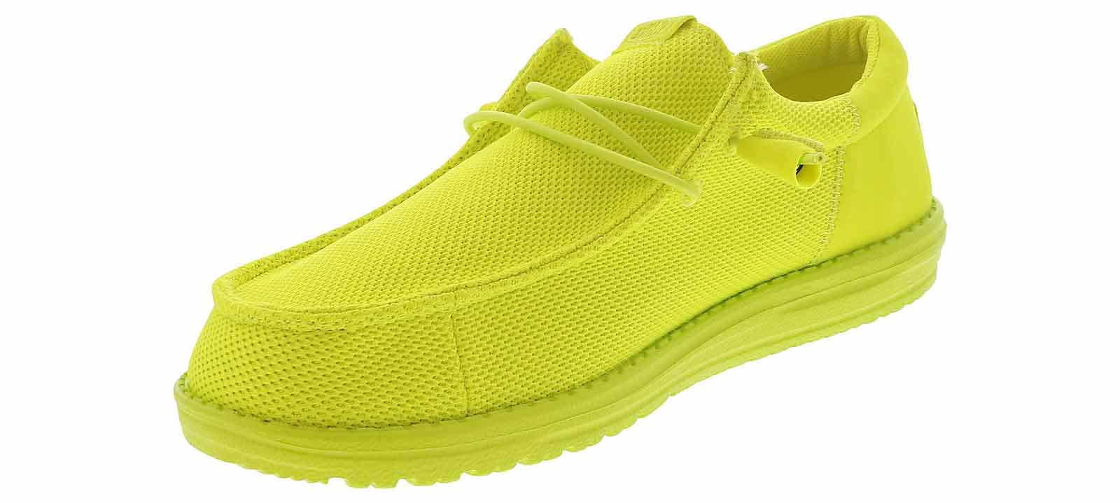 Hey Dude Wally FUNK MONO Olive Green Casual Shoe Kelly Green Lime Green Hey Dudes Hey Dude Wally Funk Mono main image 2