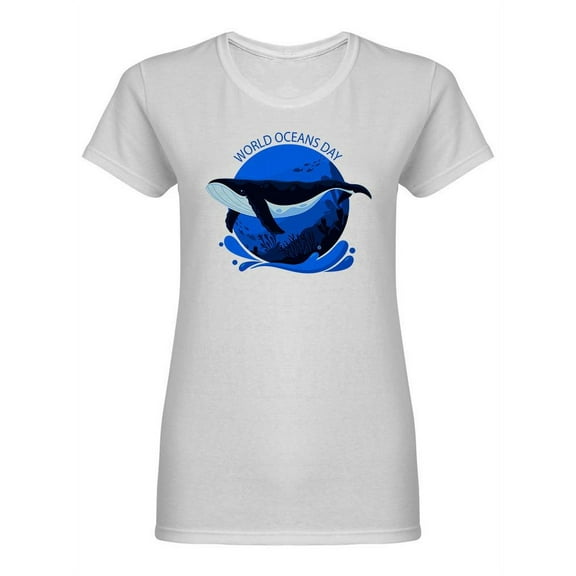 Celebration Of The Ocean Shaped T-Shirt Women -Image by Shutterstock, Female x-Large