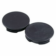 2Pcs Round Plastic Black Blanking End Cap Caps Tube Pipe Inserts Plug Bung 76mm