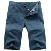 thumbnail image 1 of Wide Leg Pants Men's Plus Size Cargo Shorts Multi-Pockets Relaxed Summer Beach Shorts Pants Blue M, 1 of 4