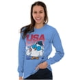 thumbnail image 4 of Tootsie Mr Owl Patriotic USA America Long Sleeve TShirt Men Women Brisco Brands S, 4 of 6