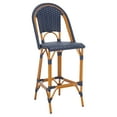 thumbnail image 4 of SAFAVIEH California Outdoor Patio Bar Stool, Navy, 4 of 12