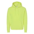 thumbnail image 6 of Hanes EcoSmart Unisex Hooded Sweatshirt, Hi Vis Pullover Safety Green Fleece, 2 Pack, XL, 6 of 7
