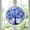 E, variant on YangKa Blue Heart Tree Acrylic Puzzle Suncatcher, Vibrant Window Hanging, Great for Nature Lovers, Thoughtful Home Decor