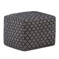 thumbnail image 1 of Simpli Home Pouf Carré à Motifs Simpson en Noir et Naturel, 1 of 6