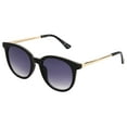 thumbnail image 2 of Time and Tru Women's Round Sunglasses, Black, 2 of 3