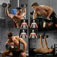 thumbnail image 5 of Yes4All 40 LBS Rubber Encased Hex Dumbbells with Durable Chrome Grip, Single, 5 of 5