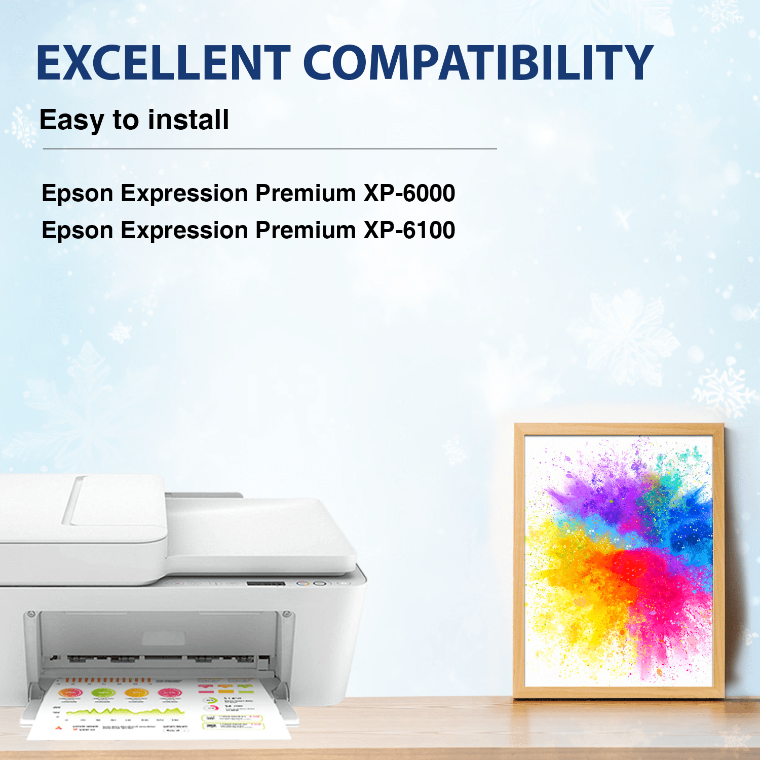 BunToner 302 Ink Cartridges Compatible for Epson 302XL for Expression Premium XP-6000 XP-6100 XP6000 XP6100 Printer