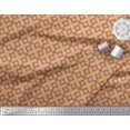 thumbnail image 2 of Soimoi Poly Georgette Fabric Check & Moroccan Ethnic Decor Fabric Printed Yard 42 Inch Wide, 2 of 3