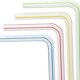thumbnail image 4 of 500pcs Plastic Drinking Straws 8 Inches Long Multi-Colored Striped Bedable, 4 of 5