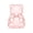 Pink, variant on 12PCS Gummy Bear Container for Valentine's Day, 2.8" Cute Bear-Shaped Transparent Jar, Suitable for Wedding Favors, Candy Store Displays, And Everyday Candy Storage