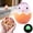 Light Violet, variant on Luminous Mini Chicken, Resin Miniature Animal Figures - Glow in Dark, Perfect for DIY Projects, Garden, Dollhouse, Aquarium Decor - Glows at Night Orange