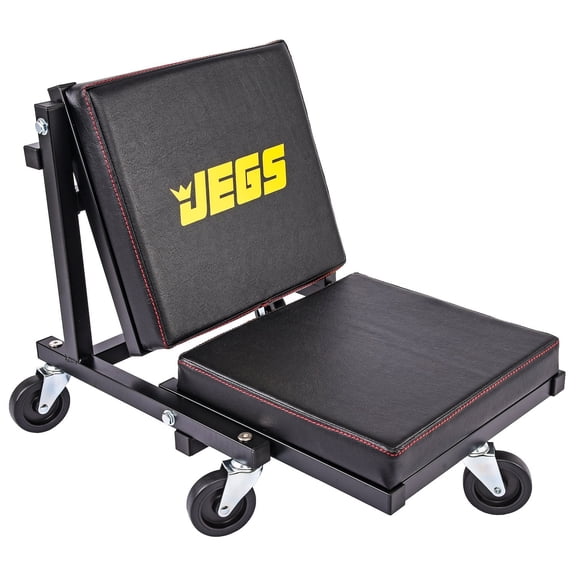 JEGS 81175 2-in-1 Performance Mechanics Creeper Seat, 330 lb Capacity