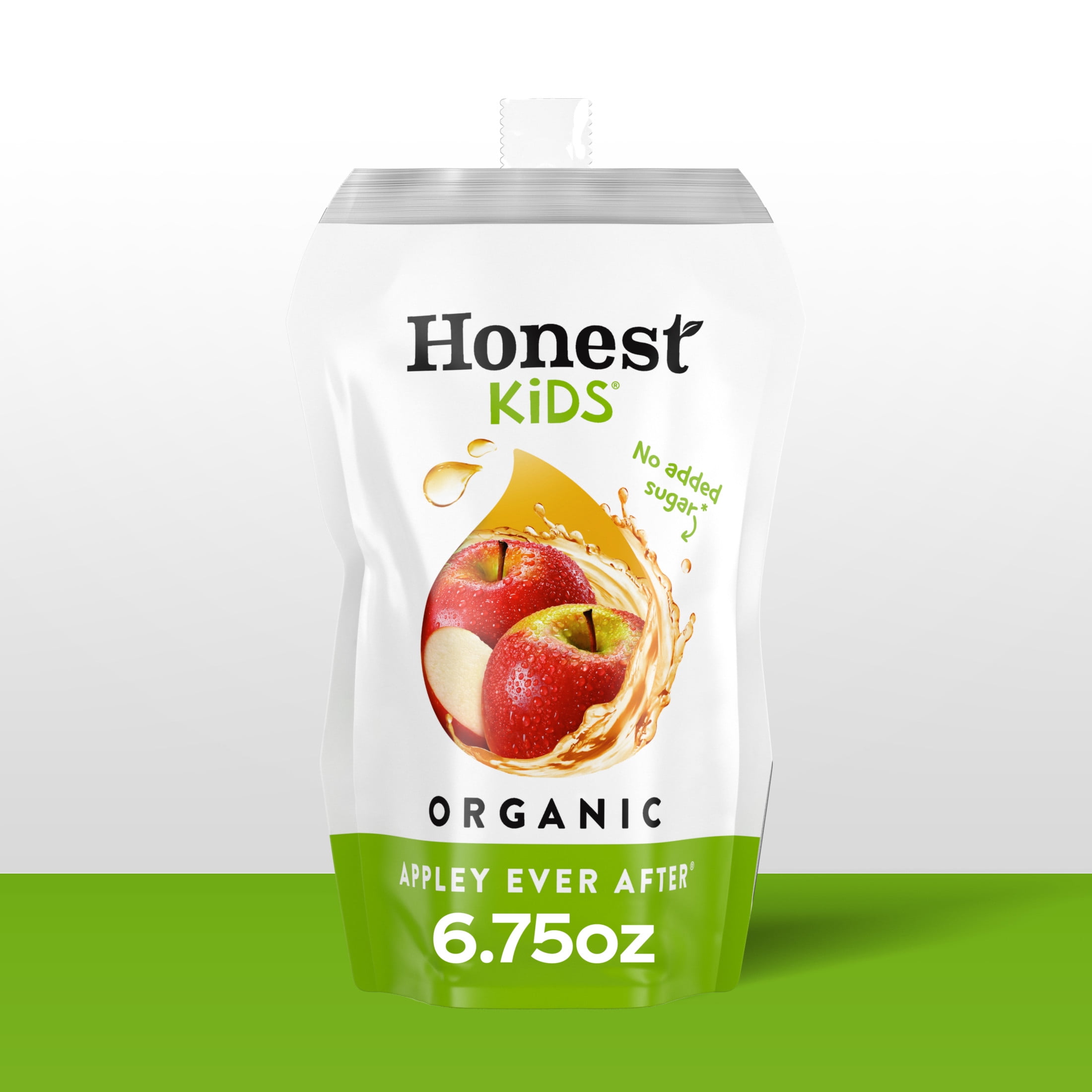 Honest Kids Appley Ever After Organic Juice Drink Pouches, 6.75 fl oz, 8 Pack