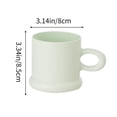 thumbnail image 3 of Vaso Portátil para Enjuague Bucal con Asa Antideslizante | 4 Colores (Blanco, Verde, Naranja, Morado) | Vaso de Plástico para Viaje, Ideal para Pasta de Dientes y Enjuague Bucal | 8,5 X 8 X 6 Cm, 3 of 6