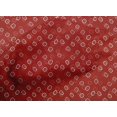 thumbnail image 4 of oneOone Tissu Popeline de Coton Rouge Petit Motif Bandhani Matériel de Robe Tissu Imprimé Tissu au Mètre 42 Pouces de Large, 4 of 4