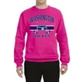 thumbnail image 2 of Wild Bobby City of Washington Hockey Fantasy Fan Sports Unisex Crewneck Sweatshirt, Fuschia, Medium, 2 of 5