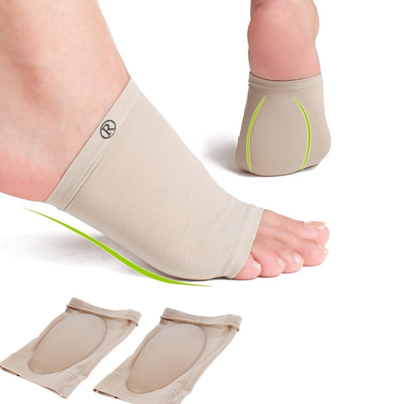 TMISHION Unique Useful Silicone Foot Arch Support Gel Heel Cushion