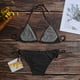 thumbnail image 4 of ¡Rebajas! Conjuntos de bikini Prolriy para mujer, tallas grandes, trajes de baño de dos piezas, push up, ropa de playa, trajes de baño, tankinis, trajes de baño para mujer, negro, talla M, 4 of 7
