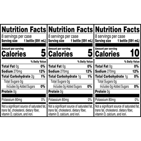 Gatorade Zero Variety Pack, 20 Fluid Ounce (Pack of 24)