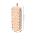 thumbnail image 3 of Soft Silicone Quilted Grids Zipper Pencil Case, Durable and Flexible Storage Pouch for Pens and Stationery, Lightweight and Easy to Clean for Office, Travel, and Daily Organization, 3 of 5