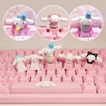 thumbnail image 2 of Sanrio Kawaii Cinnamorol Keycaps Mechanical Keyboard Caps Hello Kitty Pochacco Mx Axis Personalized Cartoon Esc Diy Key Cap Game, 2 of 5