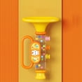 thumbnail image 2 of Jouet Trompette Jaune pour Enfants avec Mini Harmonica, Ensemble d'Instrument de Musique Soufflable pour Bébés, Activité d'Apprentissage Précoce du Son, Matériau Plastique, Jaune, 2 of 7