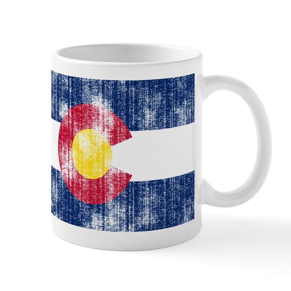 CafePress - Colorado Mug - 11 oz Ceramic Mug - Novelty Coffee Tea Cup
