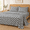 Black White-King, variant on - Gingham Sheet Set 4-piece Checkered Grid Plaid Checkerboard Geometric Preppy Hand Drawn Pattern Printed Bedding Deep Pocket Bla