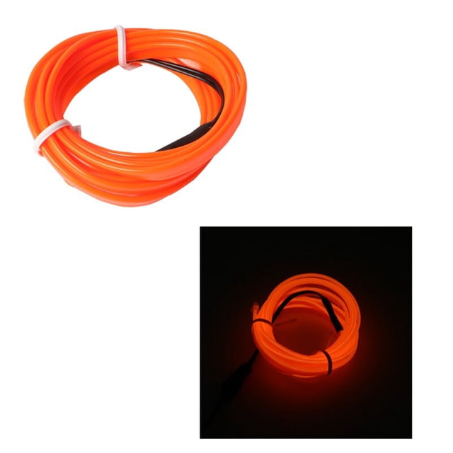 Luces LED para interior de coche, luces de neón flexibles con unidad USB de 1M / 2M / 3M/5M, estilo popular