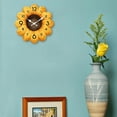 thumbnail image 2 of VOCOO 12" Irregular Shaped Sunflowers Wall Clock, Analog Clock Silent Non-Ticking Decorations for Home Bedroom Kicthen,Beautiful Lifelike Big Sunflower Print Wall Clock,Ideal Gift for All Ages, 2 of 10