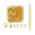 thumbnail image 1 of 80 suministros de bricoje para joyas con cierre de ngosta mm con abierto de 5 mm Oro Zulema Cadenas extensoras, 1 of 7
