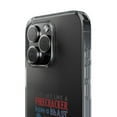 thumbnail image 4 of DistinctInk Clear Hybrid Case for Apple iPhone 13 Pro Max (6.7" Screen) - Live Life Like a Firecracker Design - Lightweight Grip, 4 of 5