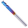 thumbnail image 4 of Fresa de extremo de 4 flautas, fresa de mango recto CNC con revestimiento NanoBlue de acero de tungsteno (3,175 x 3,175 x 8), 4 of 8