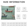 thumbnail image 5 of SHANXI Throw Pillow Covers Home Decor Dog Boat Cream Pillow Cases Decorative 20x20in, 5 of 5