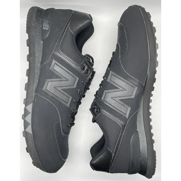 New Balance Mens 574 Outdoor Pack Triple Black ML574FV Size 13 D NWOB RARE NOS