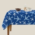 thumbnail image 5 of Zufioo Airplanes in the Sky Print Square Decorative Tablecloth, Wrinkle-resistant, Waterproof and Oil-resistant Tablecloth Coffee Table Cloth, Suitable for Restaurants-60"x60", 5 of 8