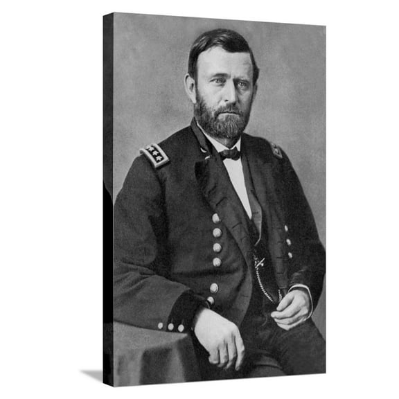 Art.com General Ulysses S. Grant Stretched Canvas Print Wall Art, 16" x 24"